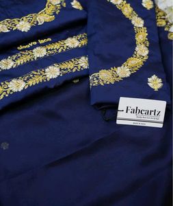 Fully stitched Elegant Blue and Gold Lehenga Choli