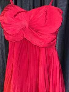 Chic Red Party Dress