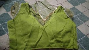 Stunning Green Embroidered Lehenga Choli
