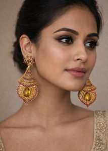 Gold-tone Dangle Earrings