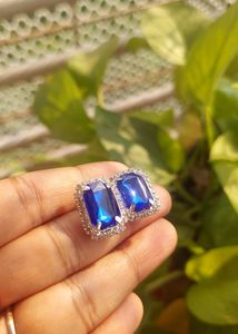 Classic Sapphire Mini Stud Earrings