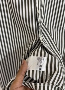 Striped Button-Down Shirt