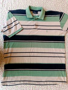 Striped Polo T-Shirt