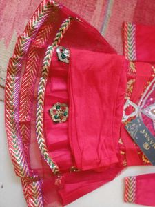 Gorgeous Pink Girls Ethnic Dress Set