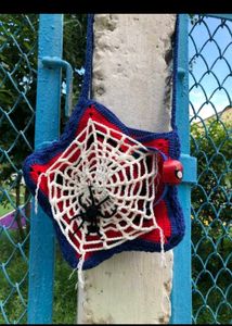 Handmade Spider-Man Web Bag