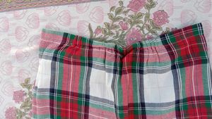 Plaid Twist Front Shirt