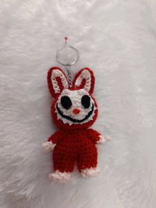 Crochet Labubu Dall Keychain