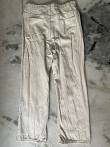 Off White Straight Leg Jeans