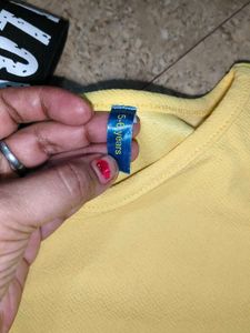 Cute Yellow Graphic T-Shirt