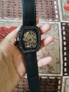 Stylish Black Wristwatch