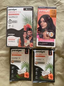 Hair Shampoo and hHair Color Paradies Coconut