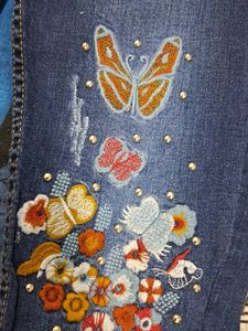 Designer Butterfly Jeans