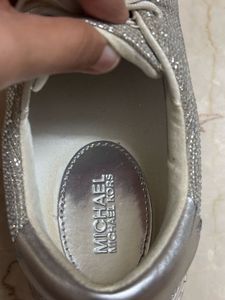 Sparkling Silver Michael Kors Sneakers