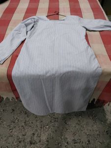 Classic Blue Striped Kurti