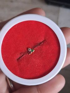 Gold Nose Pin with stones