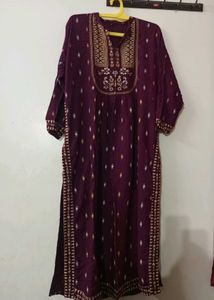 Maroon printed kurti ❤