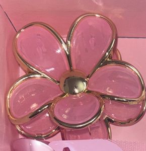 Cute Pink Flower Hair Clip