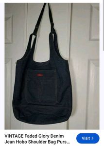 Denim Tote Bag