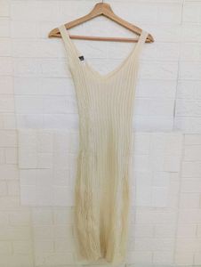 Elegant Knit Bodycon Midi Dress