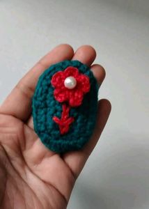 Handmade Crochet hair clips