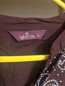 “Is*itva” Stylish Maroon Paisley Print Kurta