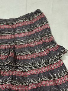 Tiered Pattern Skirt