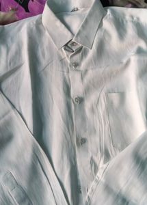 Classic White Men's Shirt