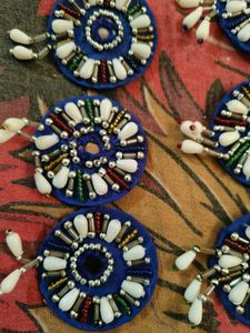 Navy Blue Handmade Patches