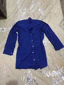🌸Polka Dot Shirt Dress