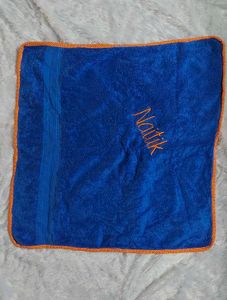 Blue Hooded Towel with Airplane