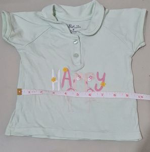 Baby Girls Daily Wear Top And Skirt 2