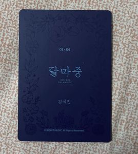 BTS Jin Official Dalmajung Photo Card