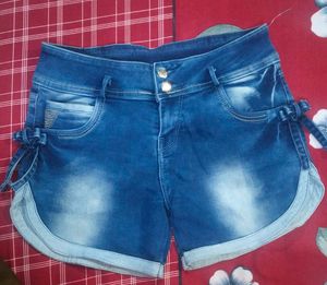 Stylish Blue Denim Shorts