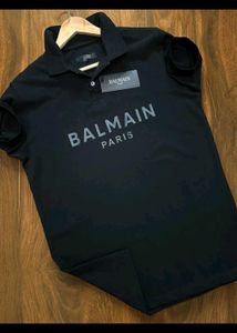 pack of 2 Balmain Paris Polo T-Shirts - Black &amp; Wh