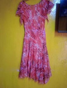 Bohemian Floral Print Midi Dress