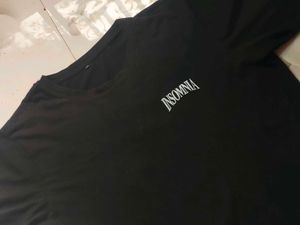 Black Insomnia Graphic T-Shirt
