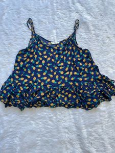 Cute Pineapple Print Cami Top