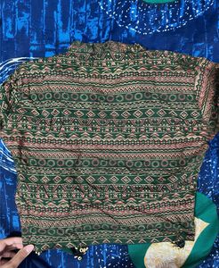 2 Piece Green Kurta/Gown Set