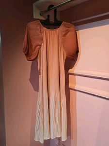 Pleated Midi Dress