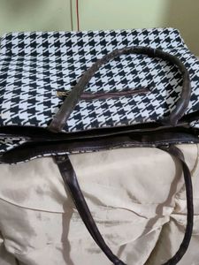 Houndstooth Handbag Tote bag