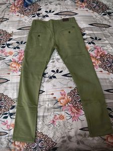 Olive Green Chinos
