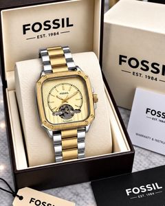 Fossil Automatic Watch - Gold &amp; Silver