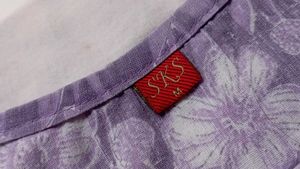 Purple Floral Cotton कुर्ता सेट kurta set
