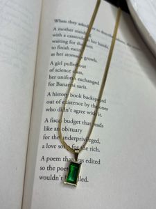 Emerald Pendant Necklace