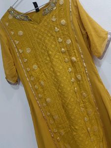 Haldi Appropriate Gown