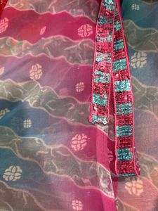 Elegant Multicolor Saree magical fully party wear
