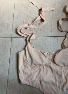 Corset Top with Tie Straps