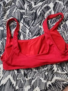 Vibrant Red Hot Bikini Top 🔥