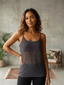 Sheer Sleeveless Tank Top