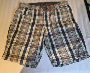 Plaid Casual Shorts